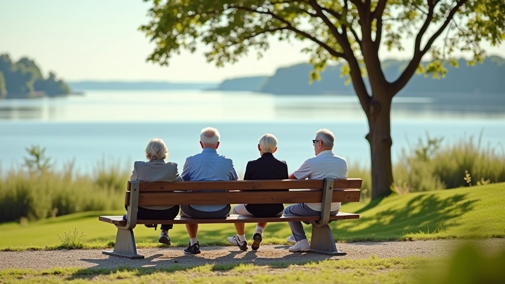 Seniori atpūšas velobraukšanas laikā